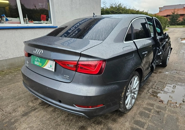 Audi A3 cena 42900 przebieg: 139000, rok produkcji 2015 z Chodzież małe 466